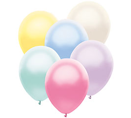 Pearl Gloss Helium Latex Balloon Assortment Colour